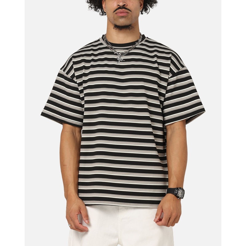 XXIII Standard Stripe T-Shirt Black/Grey S