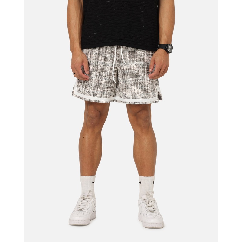 XXIII Textured Ball Shorts Brown/Cream S