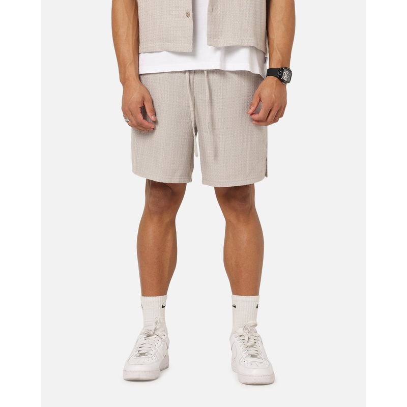 XXIII Textured Shorts Stone S