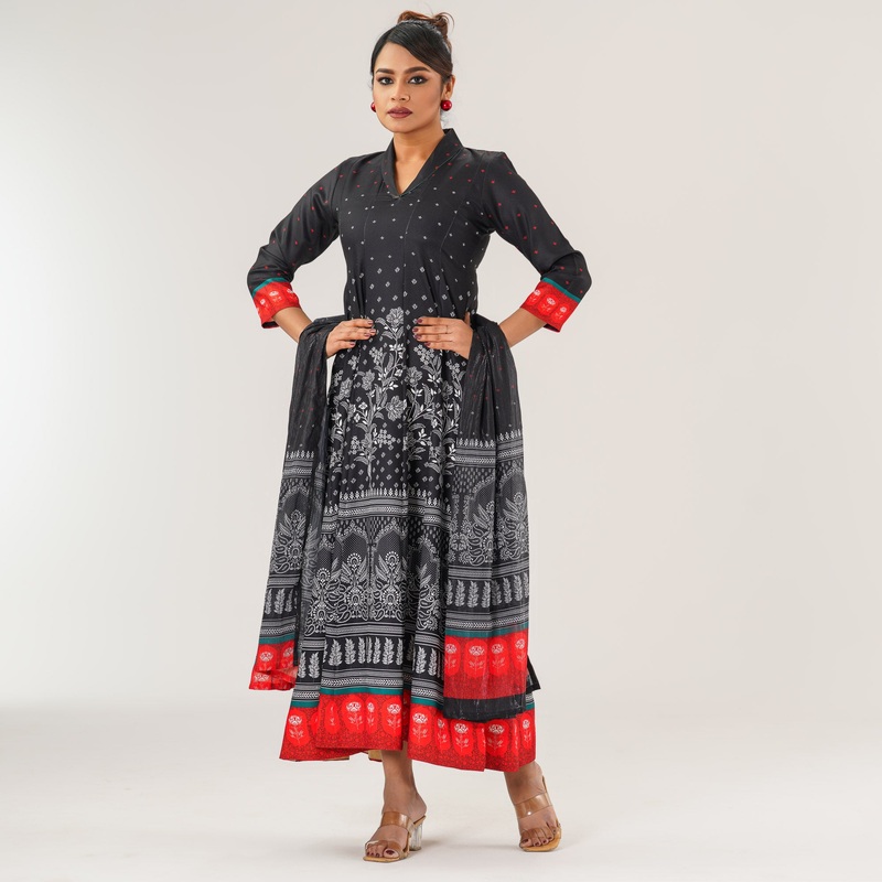 Womens Black Three Piece  Set S BLACK