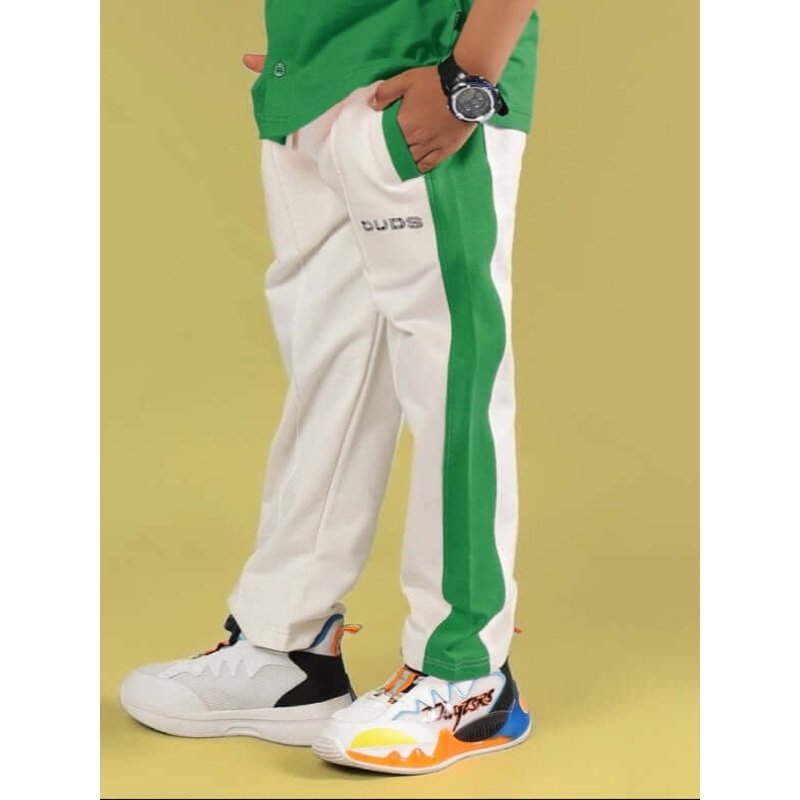 BREEZER JOGGER FOR BOYS & GIRLS OFF WHITE-GREEN 1-2 YRS