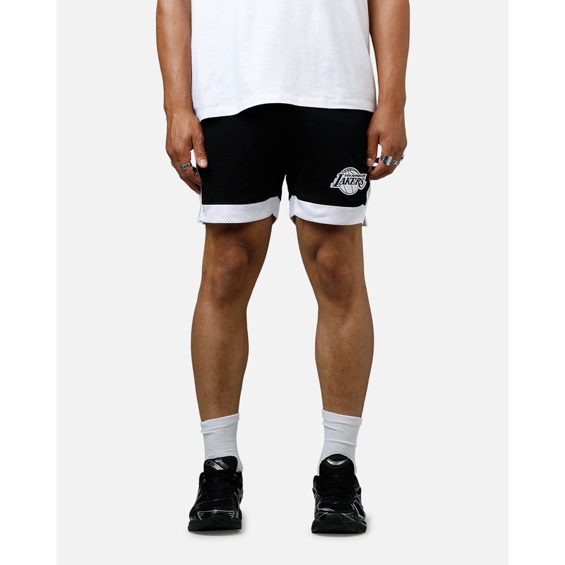 New Era Los Angeles Lakers Sport Class Shorts Black/White S