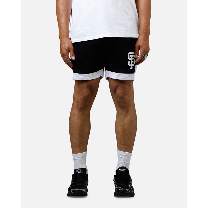 New Era San Francisco Giants Sport Class Shorts Black/White S
