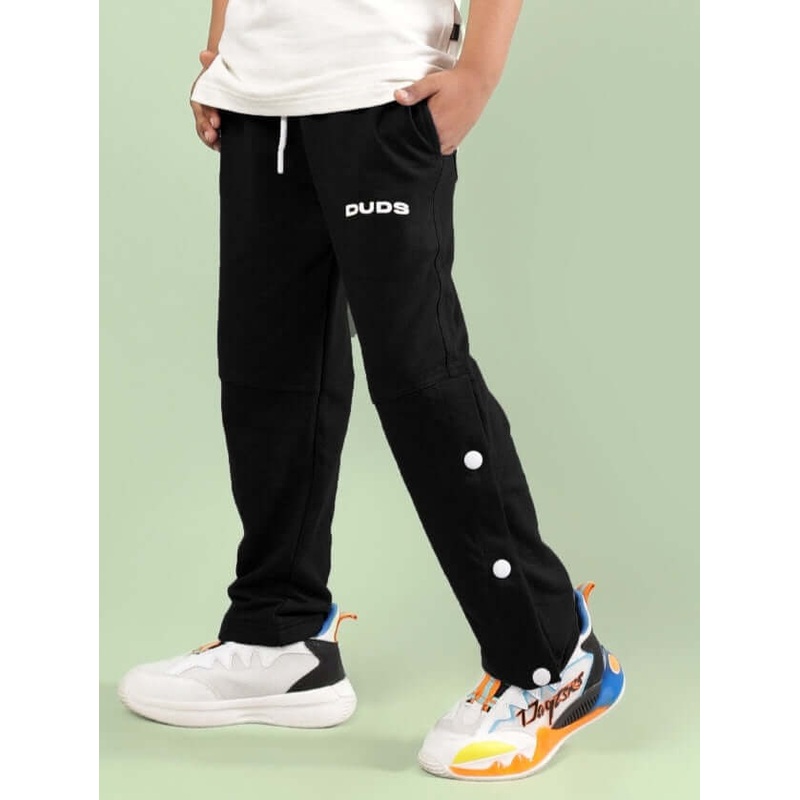 RACER JOGGER FOR BOYS & GIRLS BLACK 1-2 YRS