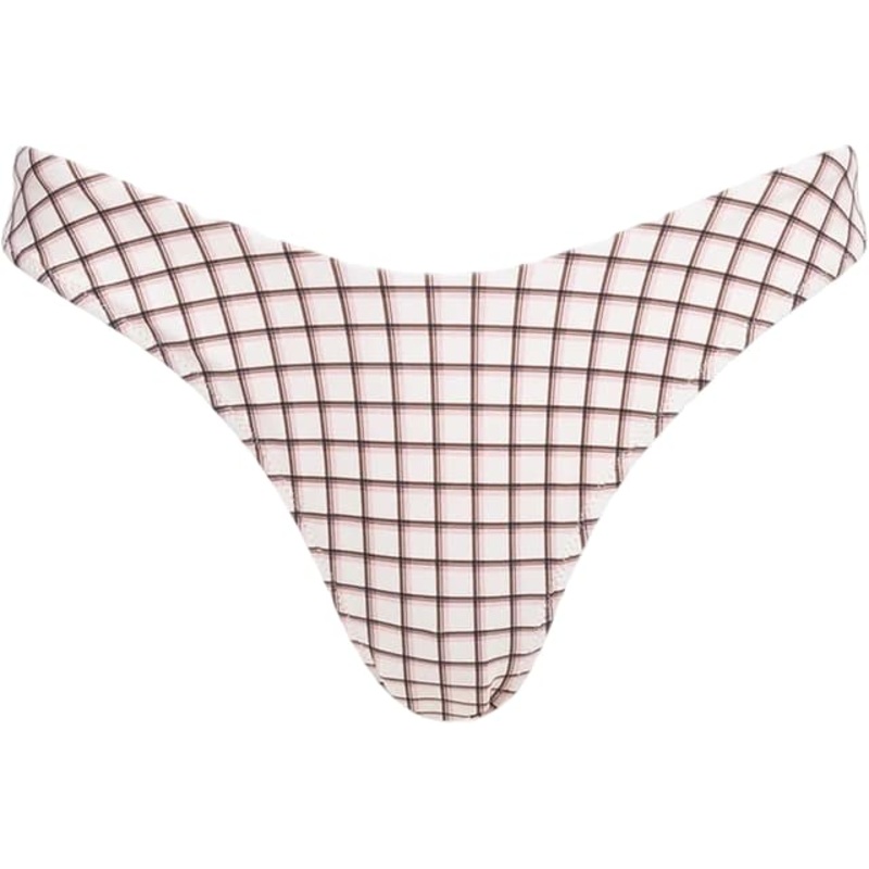 Rhythm Rumi Check Hi-Cut Bikini Bottom – Women’s