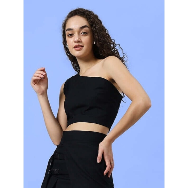 WOMEN’S COOKSEY CROP-TOP BLACK XS