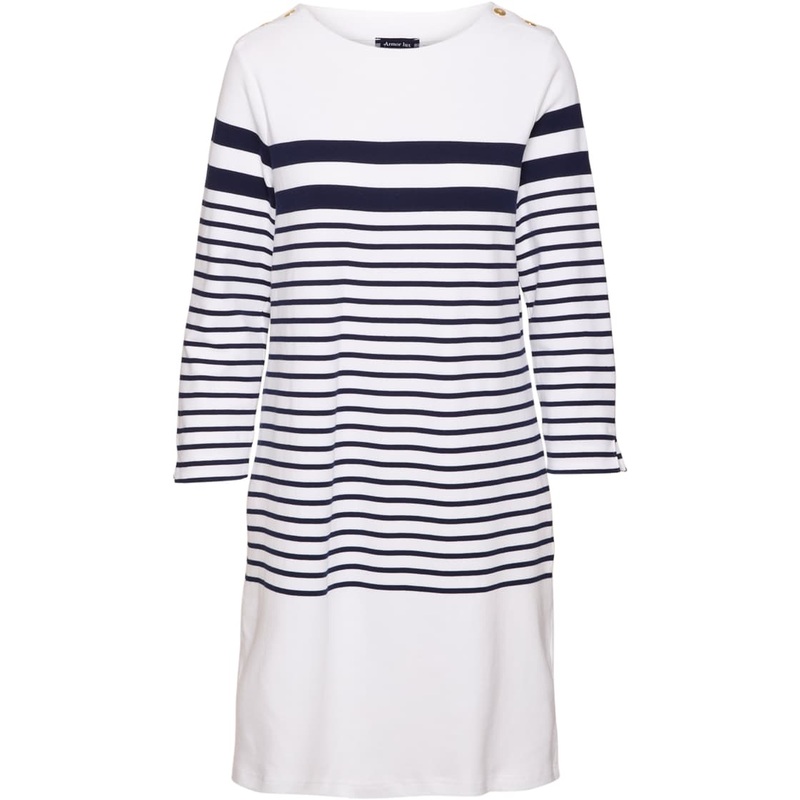 Armor Lux Striped 3/4 Sleeves Dress – Women’s