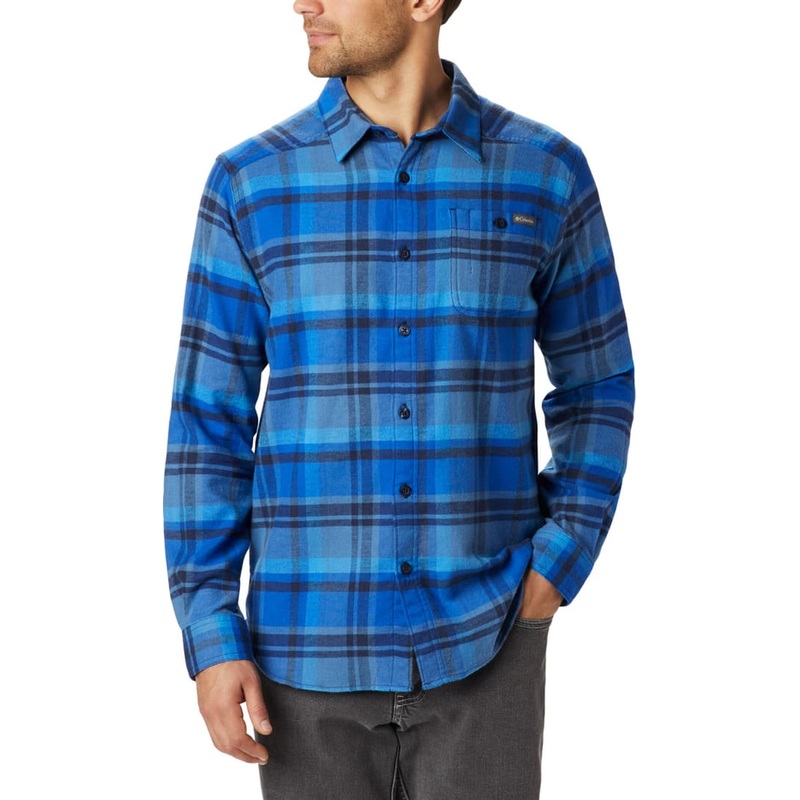 Columbia Cornell Woods Long Sleeve Flannel Shirt Big Size – Men’s