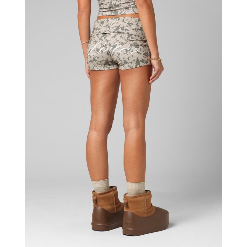 Loiter Women’s Bullrush Shorts Digi Camo XS