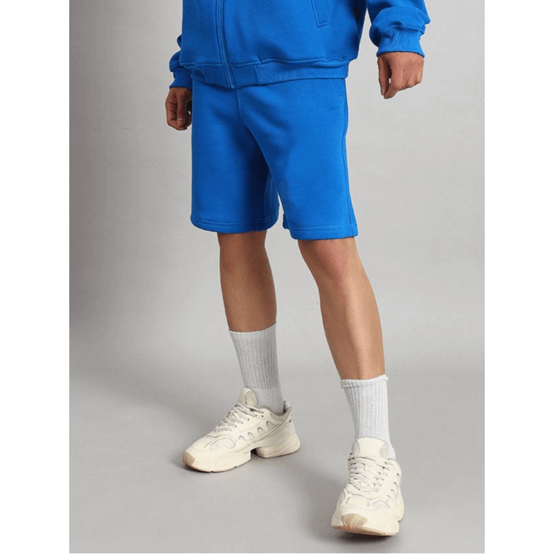 Muppet Duds Fleece Shorts in Blue XS