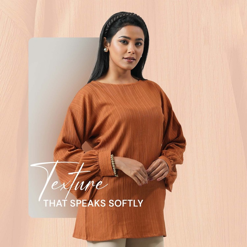 Womens Brown Top S BROWN