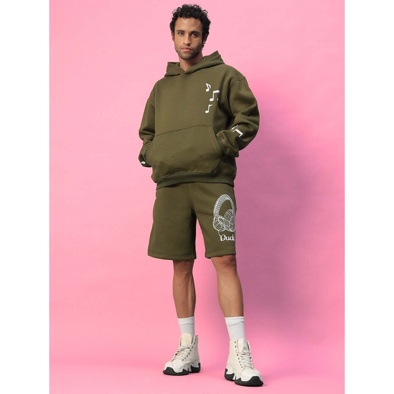 OPERA FLEECE CO-ORD OLIVE GREEN XS