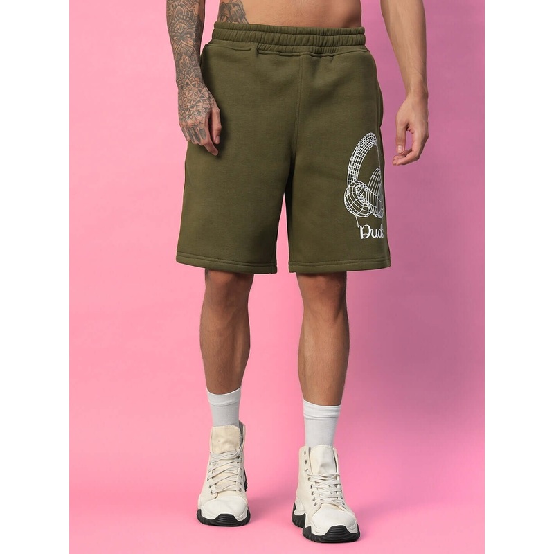 OPERA FLEECE SHORTS OLIVE GREEN XS
