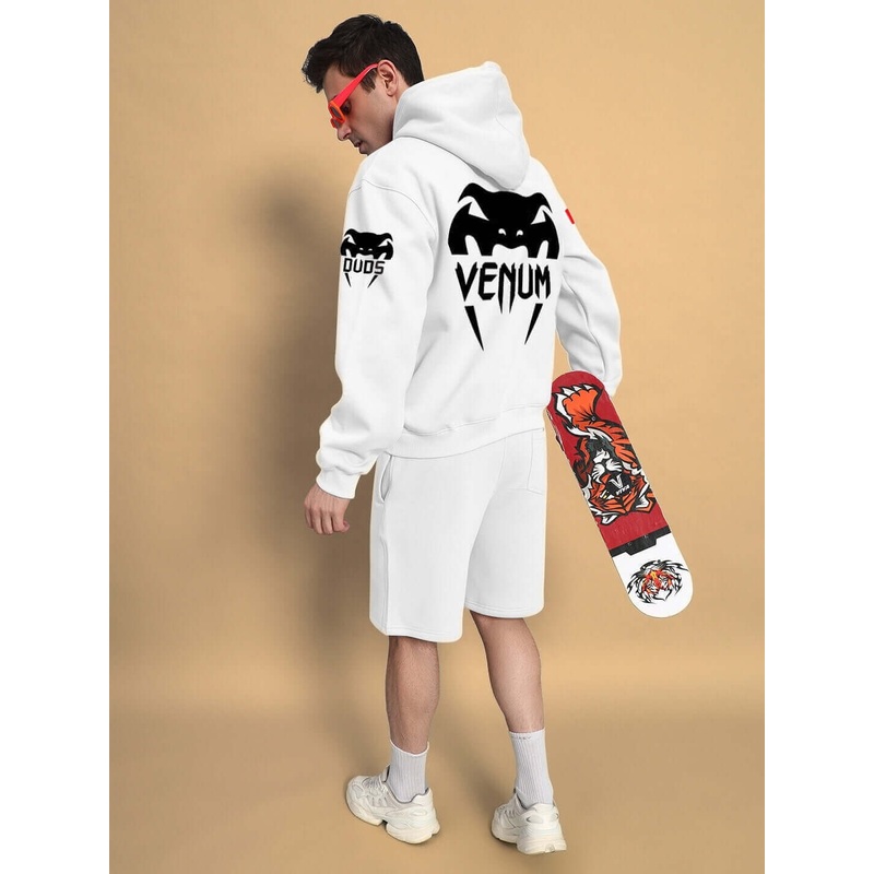 WEARDUDS VENUM FLEECE CO-ORD WHITE XS