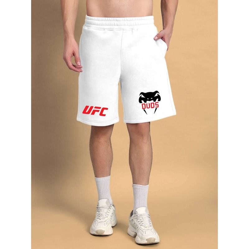 WEARDUDS VENUM FLEECE SHORTS WHITE XS