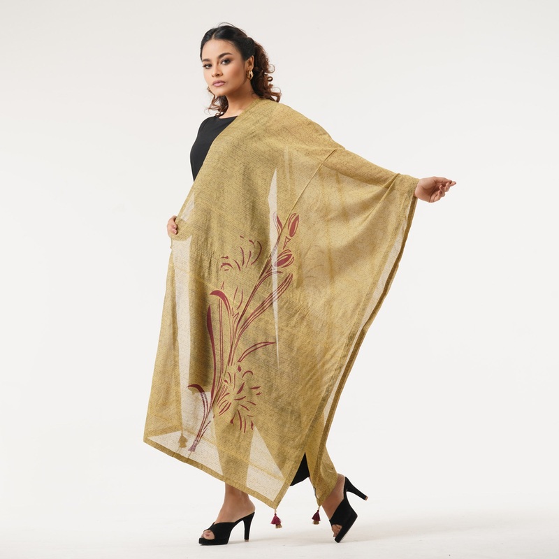 Ethnic Golden Orna 90/95″ Inch GOLDEN