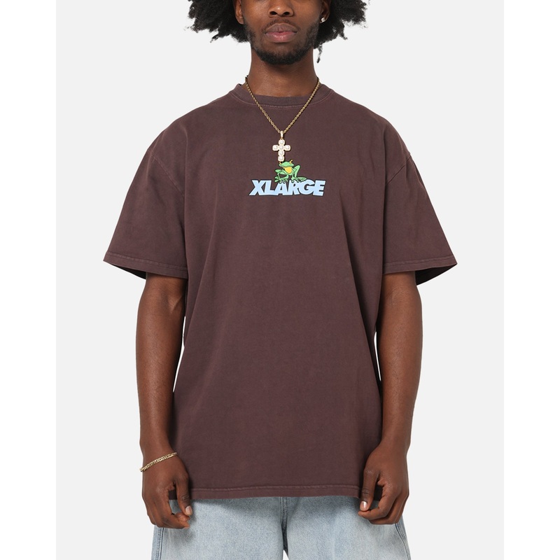 X-Large Frog T-Shirt Pigment Chocolate S
