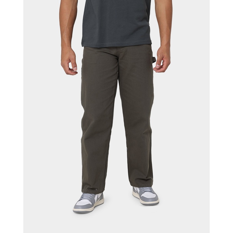 Dickies Relaxed Fit Duck Jeans Rinsed Moss Green 30