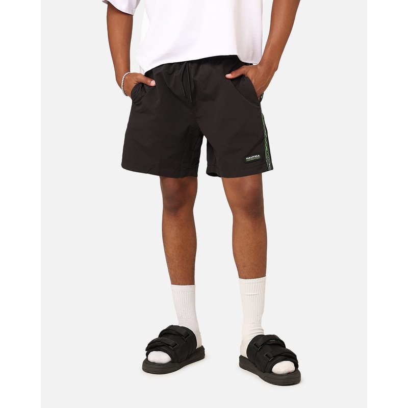 Nautica Button 6″ Swim Shorts Black S