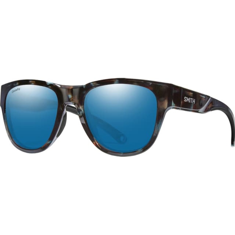 Smith Optics Rockaway Sunglasses – Sky Tortoise – ChromaPop Glass Polarized Blue Mirror Lens