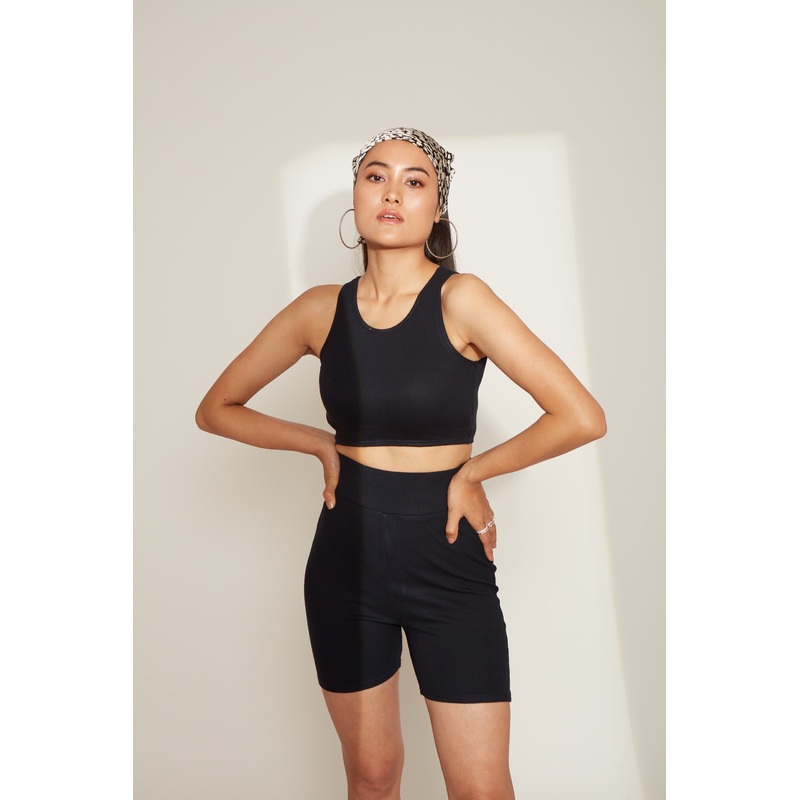 Athleisure Cycling shorts Black 24 Black