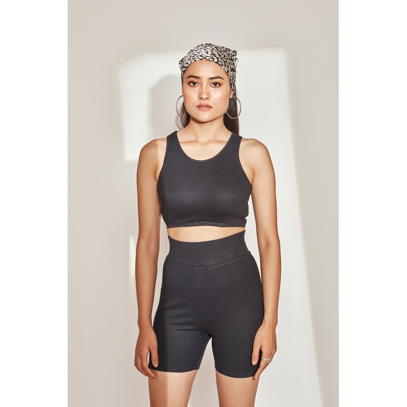 Athleisure Tank Top Black XS Black