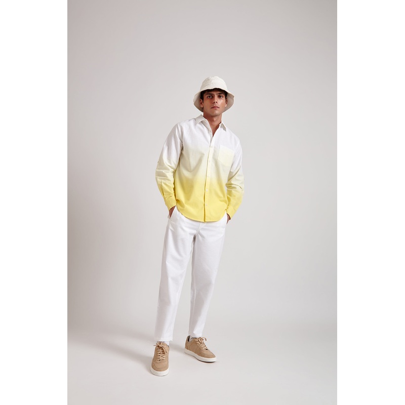 Ombre Shirt- Yellow XS Yellow