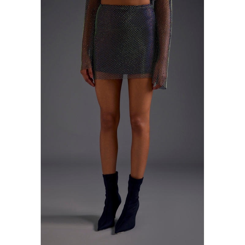 Black Diamond Mesh Skirt 24 Black