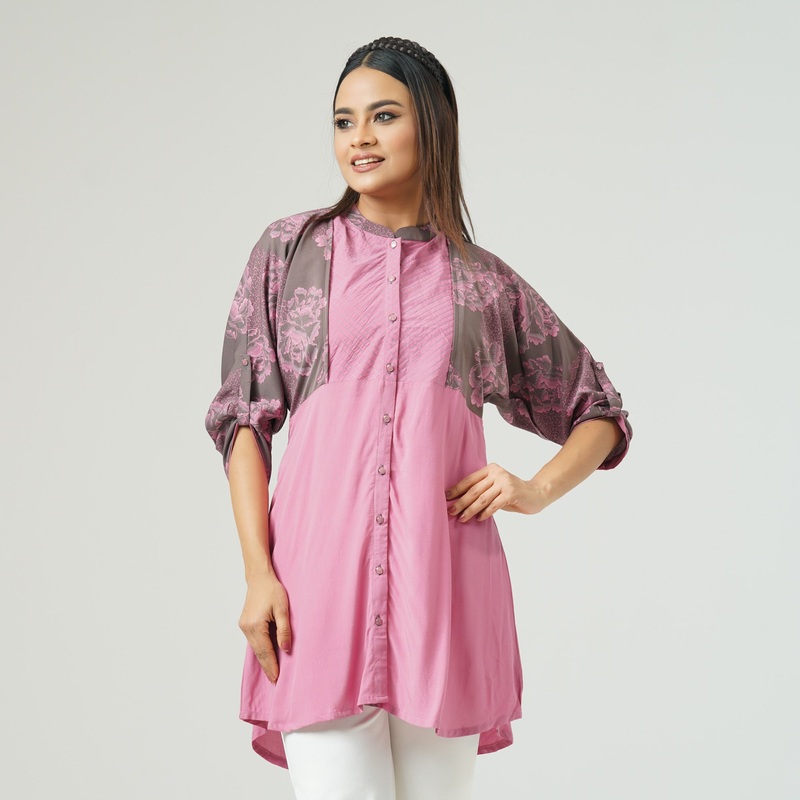 Womens Onion Pink Kurti S ONION PINK