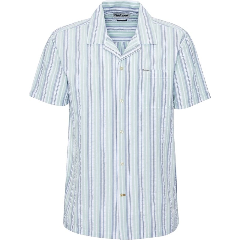 Barbour Beechcroft Striped Regular Fit Short Sleeve Shirt – Men’s