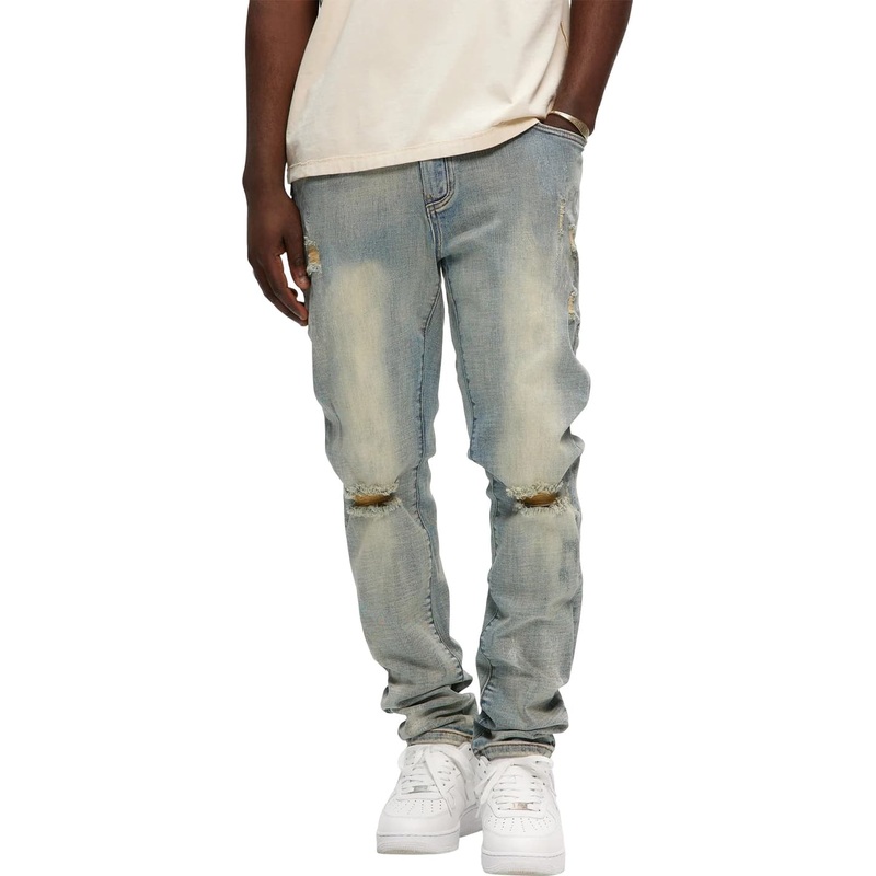 KUWALLA-TEE Destroyed Denim Jeans – Men’s