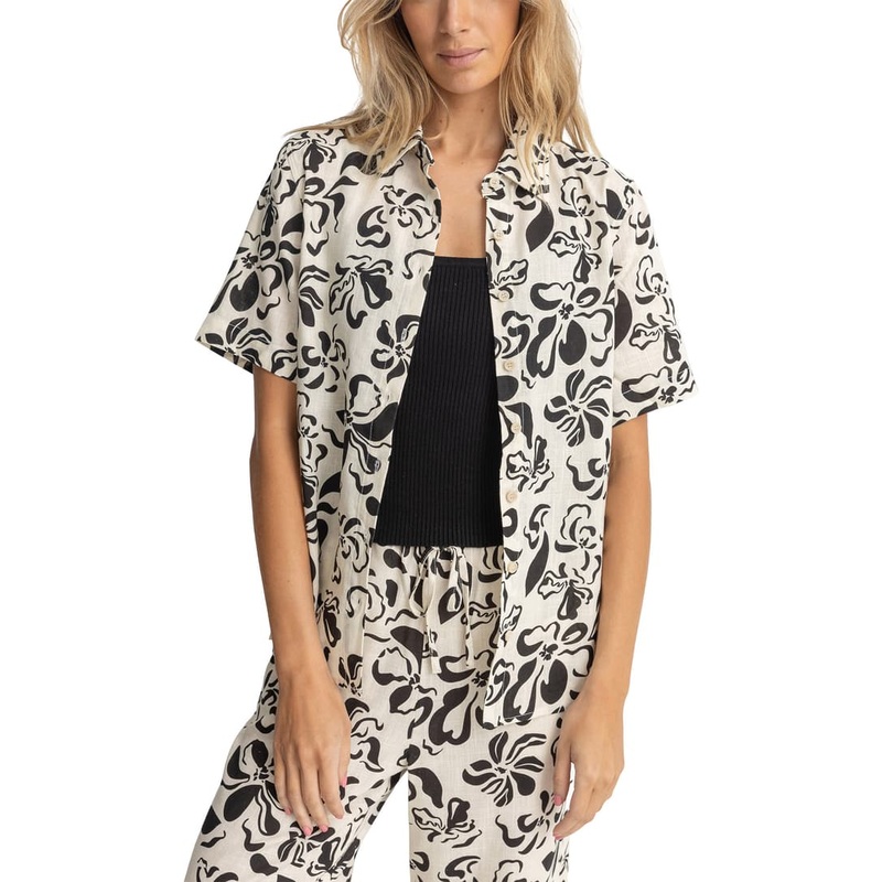 Rhythm Sundance Floral Short Sleeve Shirt – Women’s