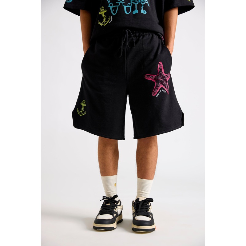 SpongeBob: Best Day Ever Men’s Bermuda Shorts 26 Black