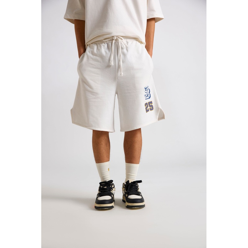 Spongebob:Mussel Beach Athletics Men’s Shorts 26 White