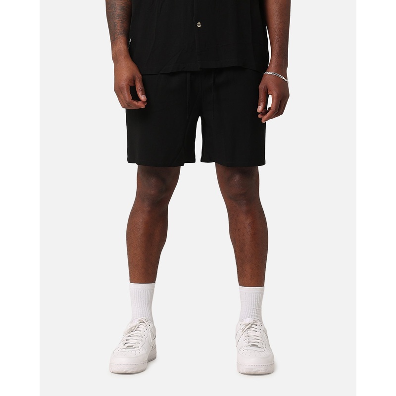 XXIII Ezrah Linen Shorts Black S