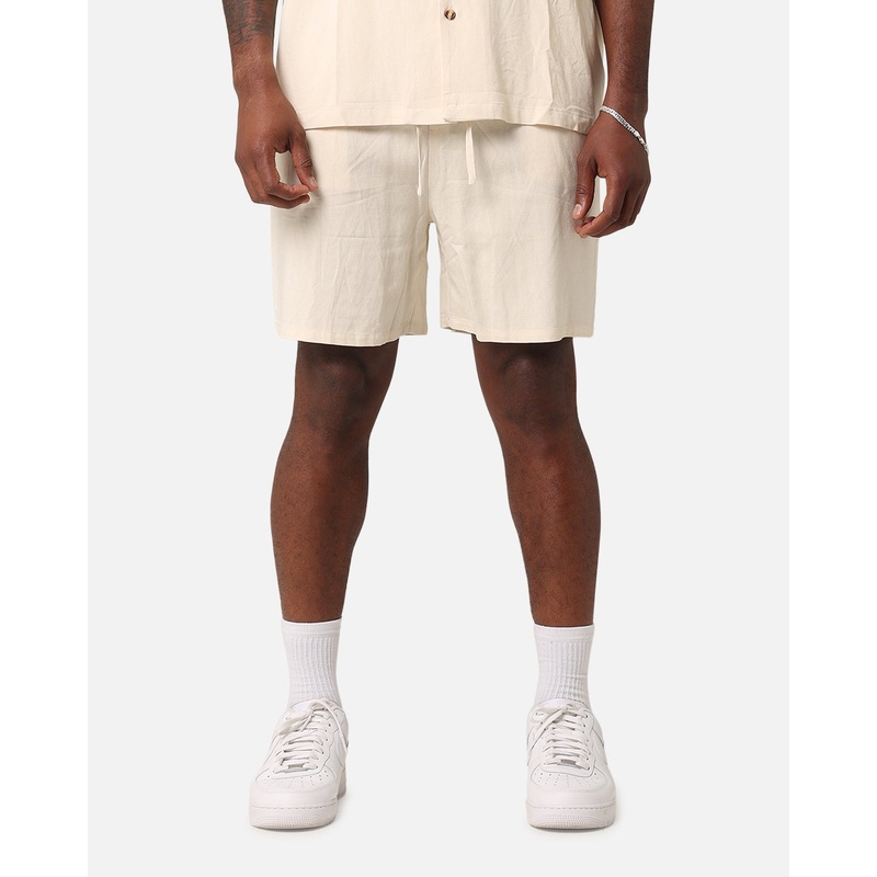XXIII Ezrah Linen Shorts Off White S