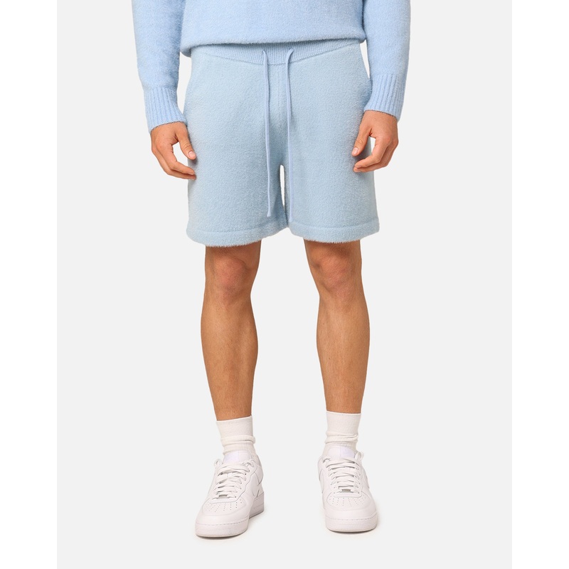 XXIII Fluffy Knit Shorts Blue S
