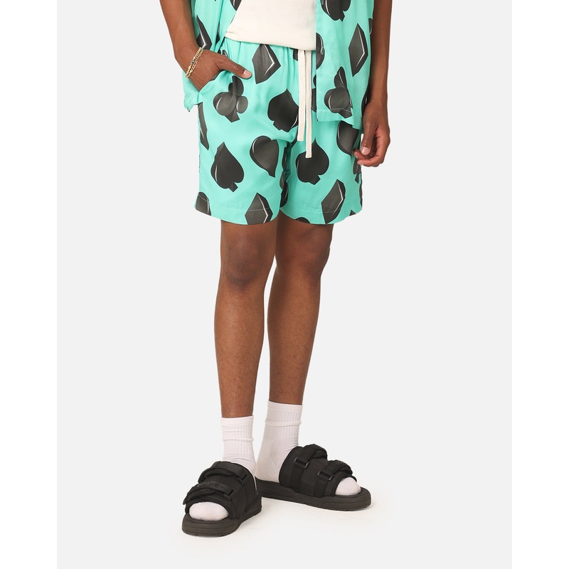 99 Cabana Four Suits Shorts Teal/Black XS