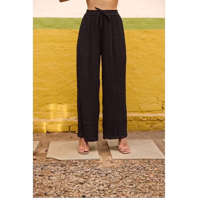 Black Straight Fit Women’s Trouser Black 24