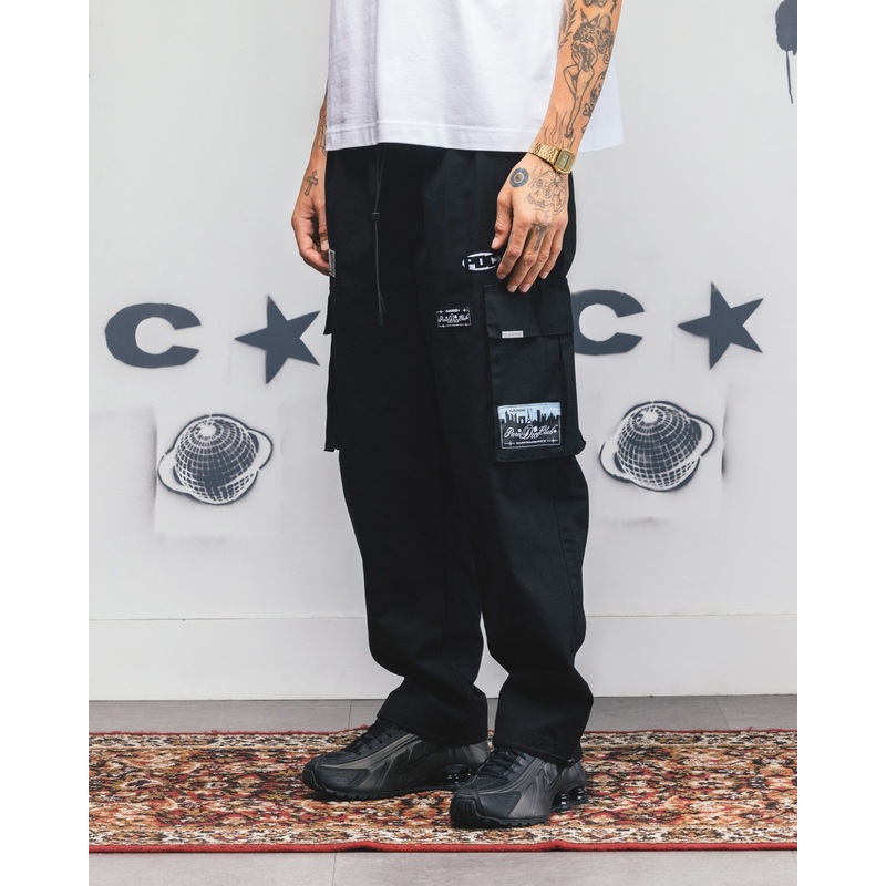 Carre Patchwork Cargo Jogger Black XS