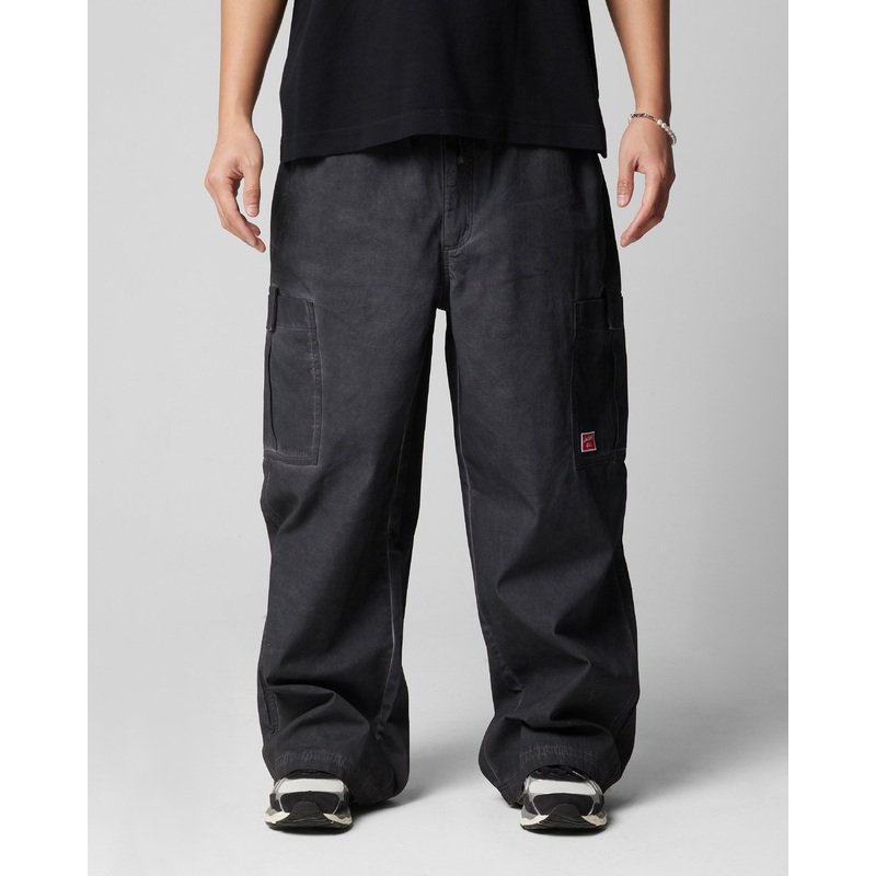 Loiter Kraven Parachute Pants Washed Black XS