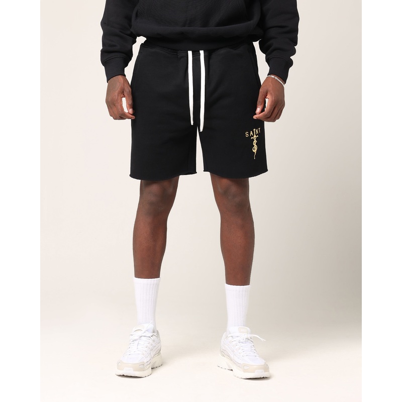 Saint Morta Daggers Sweat Shorts Black/Gold S