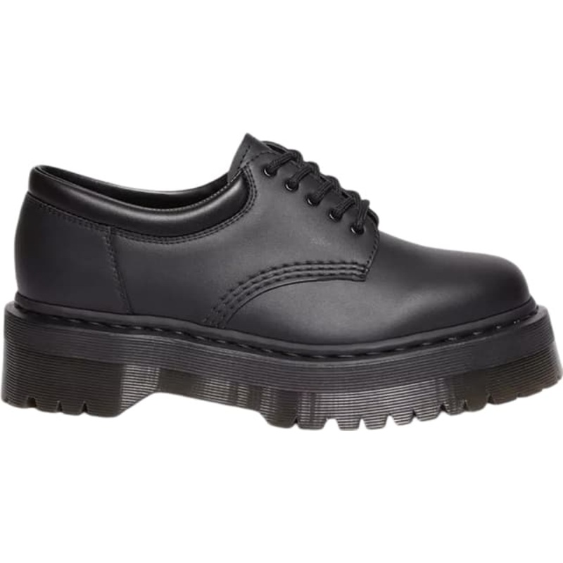 Dr. Martens Vegan 8053 Quad Mono Leather Shoes – Unisex