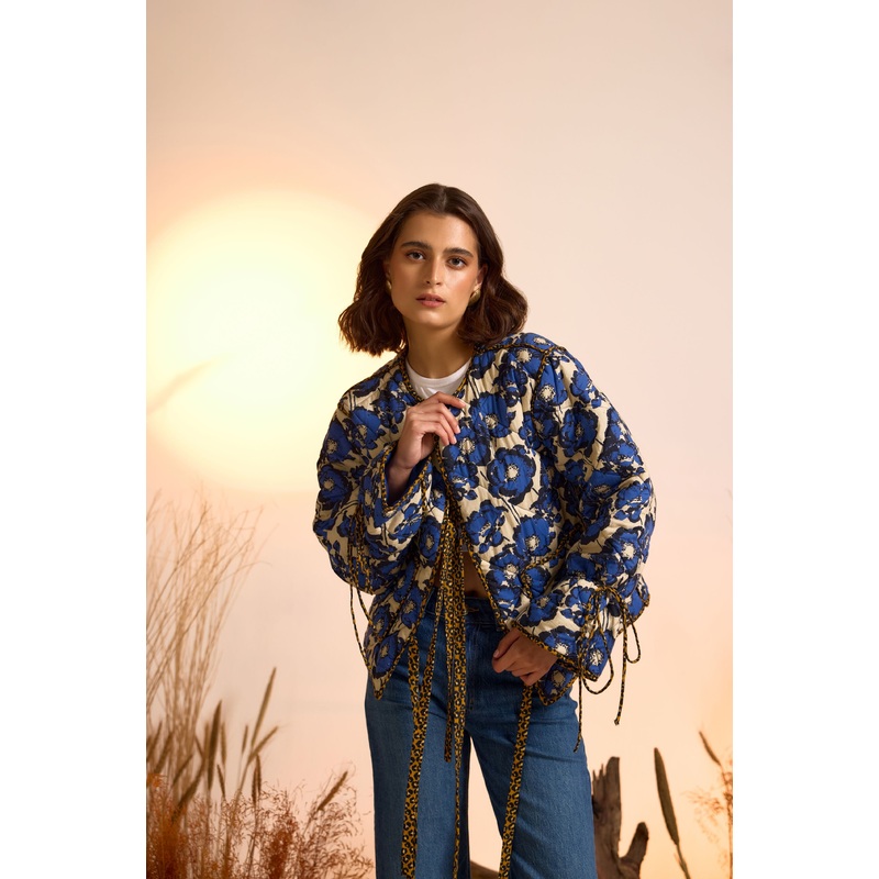 Bloom Reversible Quilted Jacket XS/S Blue