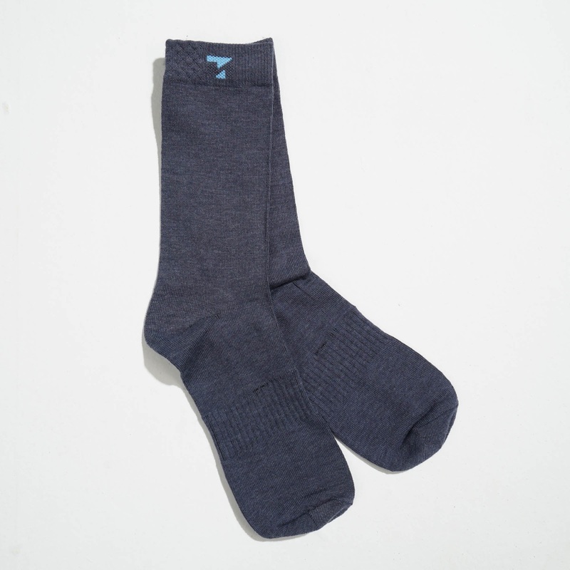 Blue Cotton Socks N/A BLUE