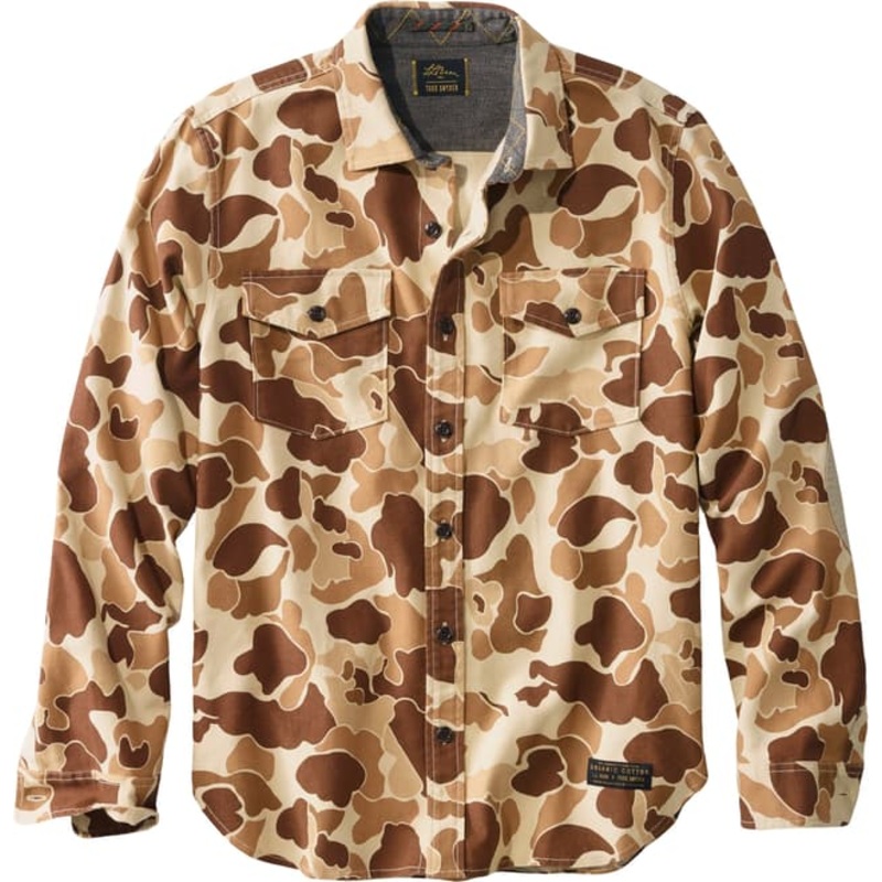 L.L. Bean L.L.Bean x Todd Snyder Organic Cotton Stretch Twill Flannel Shirt – Unisex