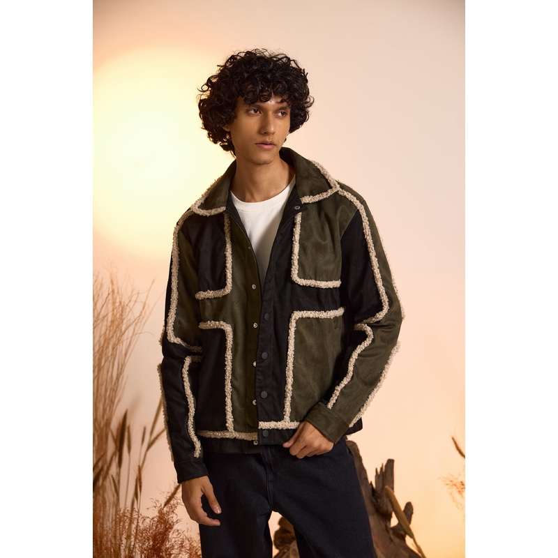 Heritage Sherpa-Lined Jacket-Men XS Green