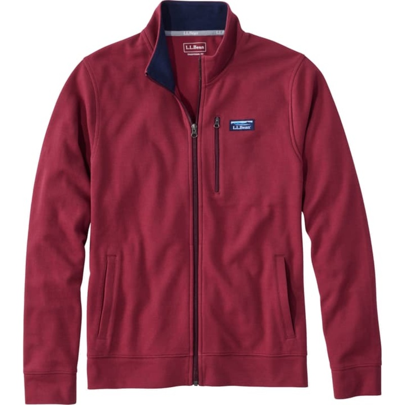 L.L. Bean Comfort Stretch Full-Zip Piqu Shirt – Men’s