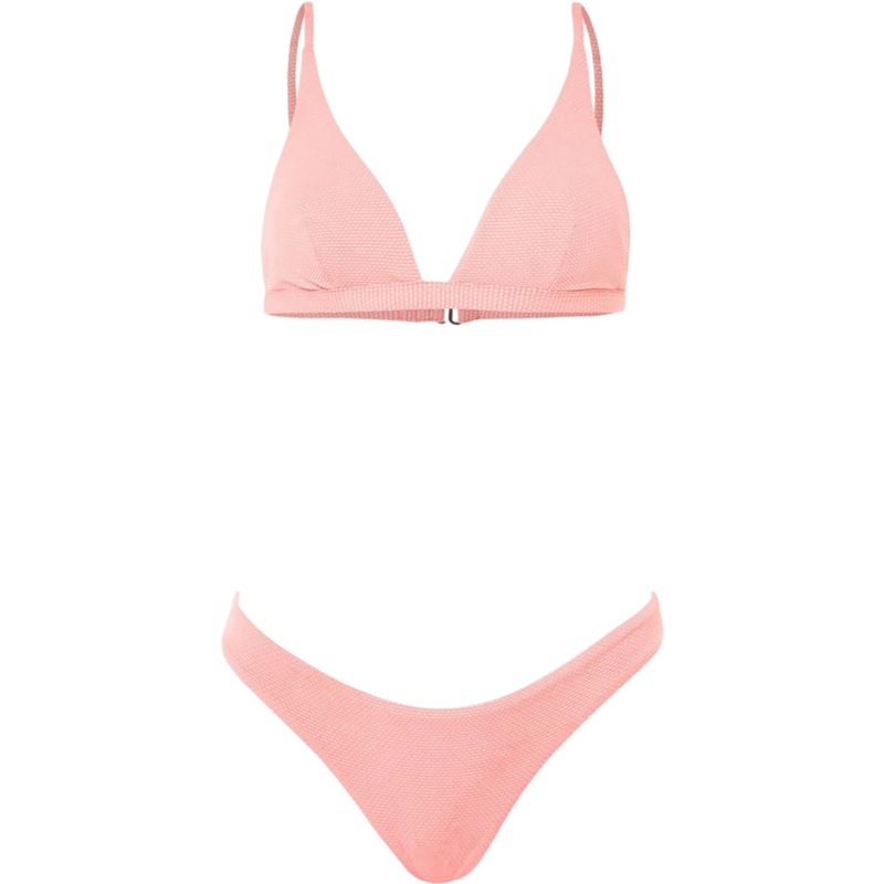 Maaji Ivy Coral Salmon Fixed Triangle Bikini Top – Women’s