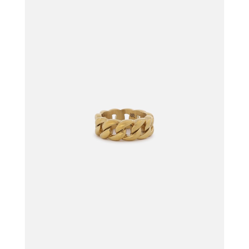 Saint Morta Cuban Ring Gold 8